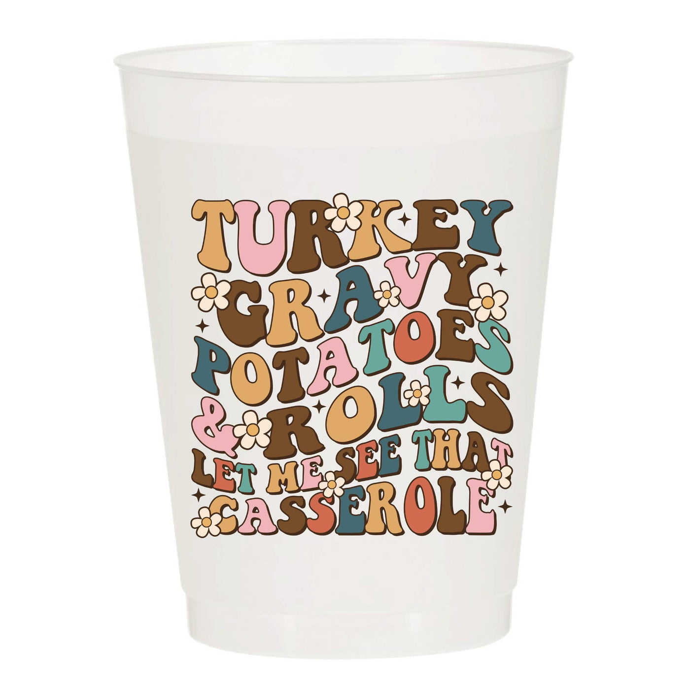 Turkey, Gravy, Casserole Frosted Cups - Thanksgiving