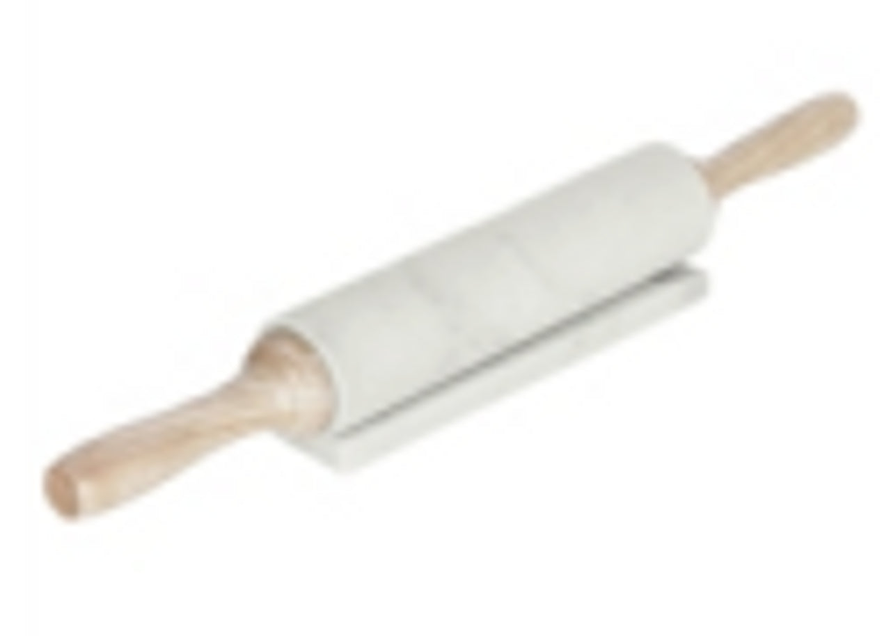 Marble & Mango Rolling Pin with Base