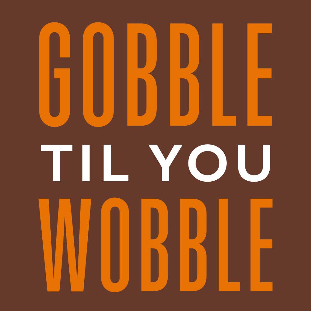 Gobble Til You Wobble | Fall Cocktail Napkins 20ct