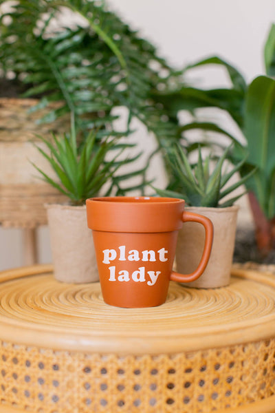Plant Lady Terracotta Coffee Mug - Mother