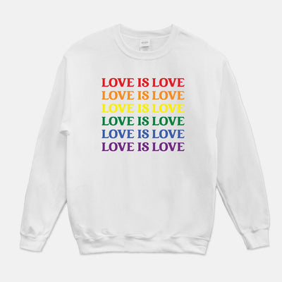 Love is Love Unisex Crew Neck Sweatshirt