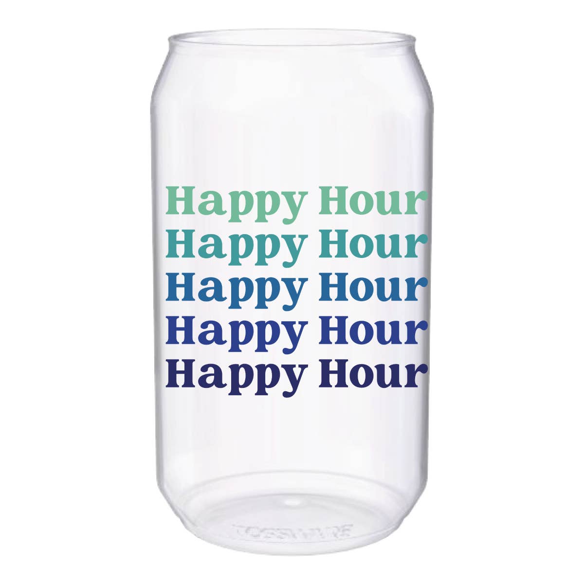 Happy Hour Ombre 12oz Can Tossware
