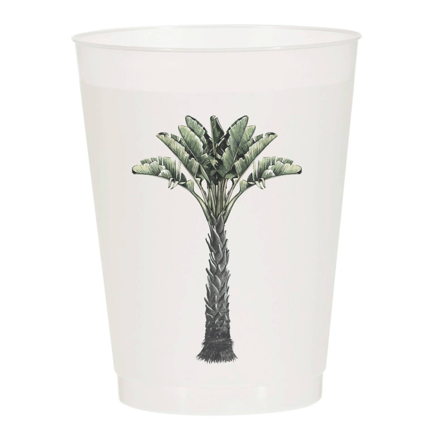 Palm Tree Vibes Frosted Cups - Summer