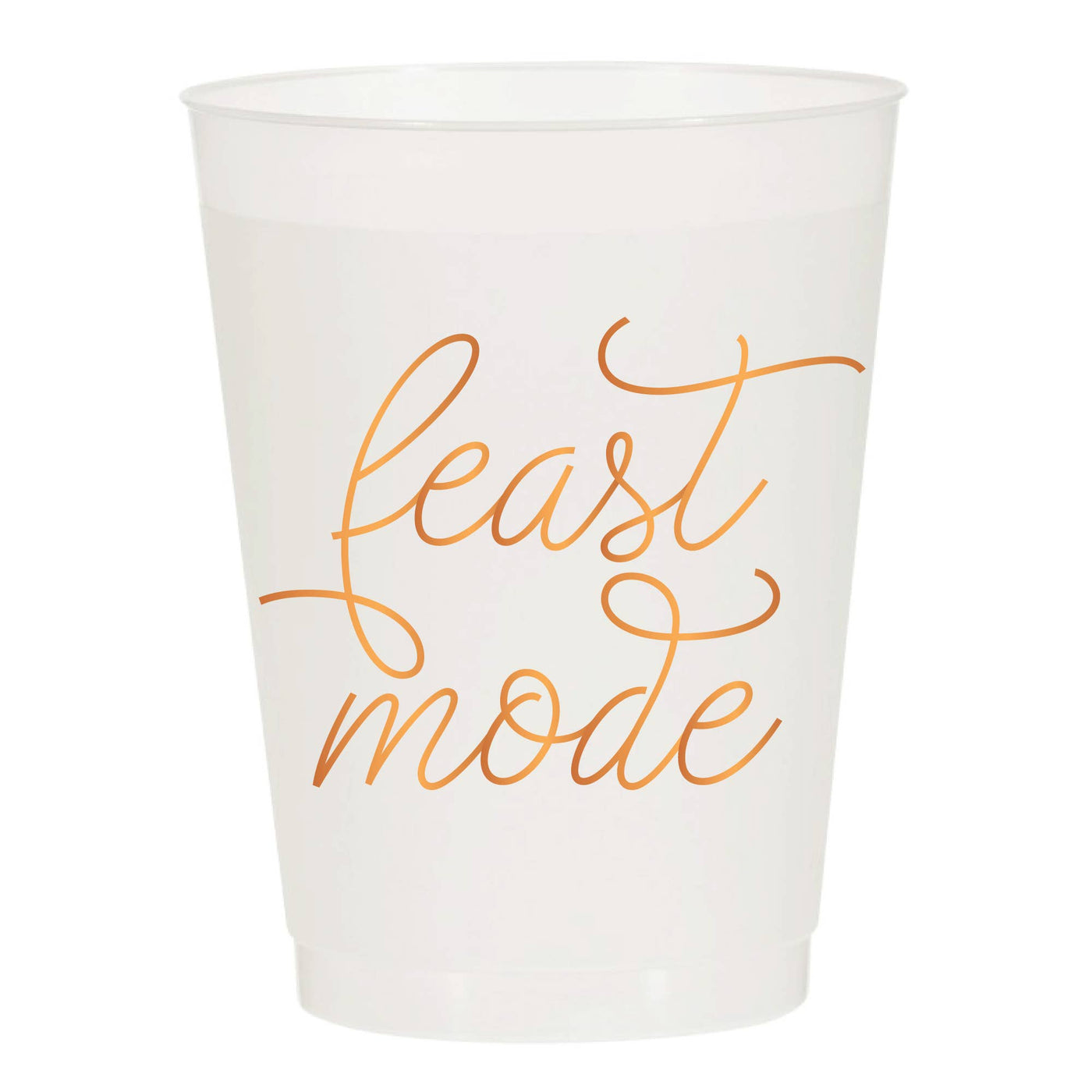 Feast Mode Thanksgiving Frosted Cups - Fall