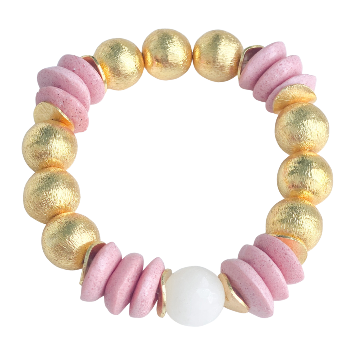 Candace Small Bracelet - Pretty Pink Stones