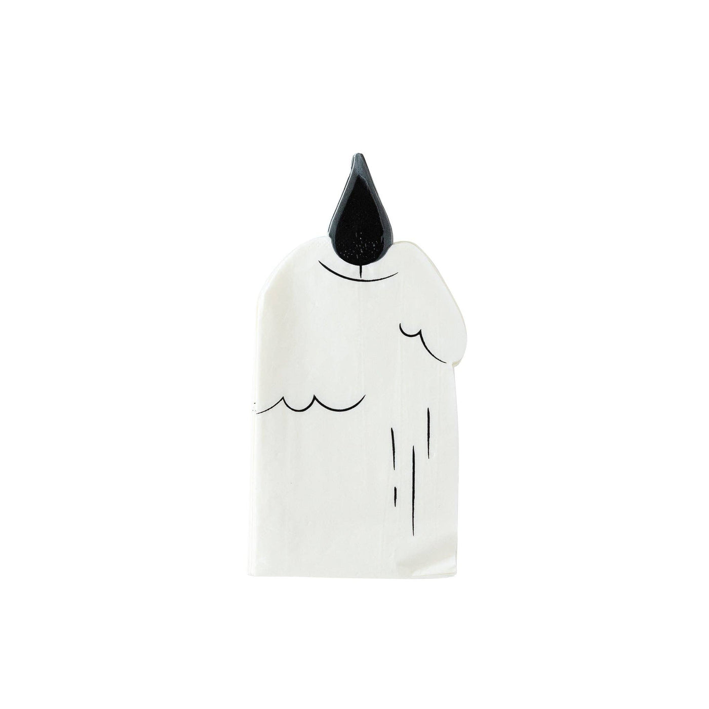 Witching Hour Candle Shaped Napkin