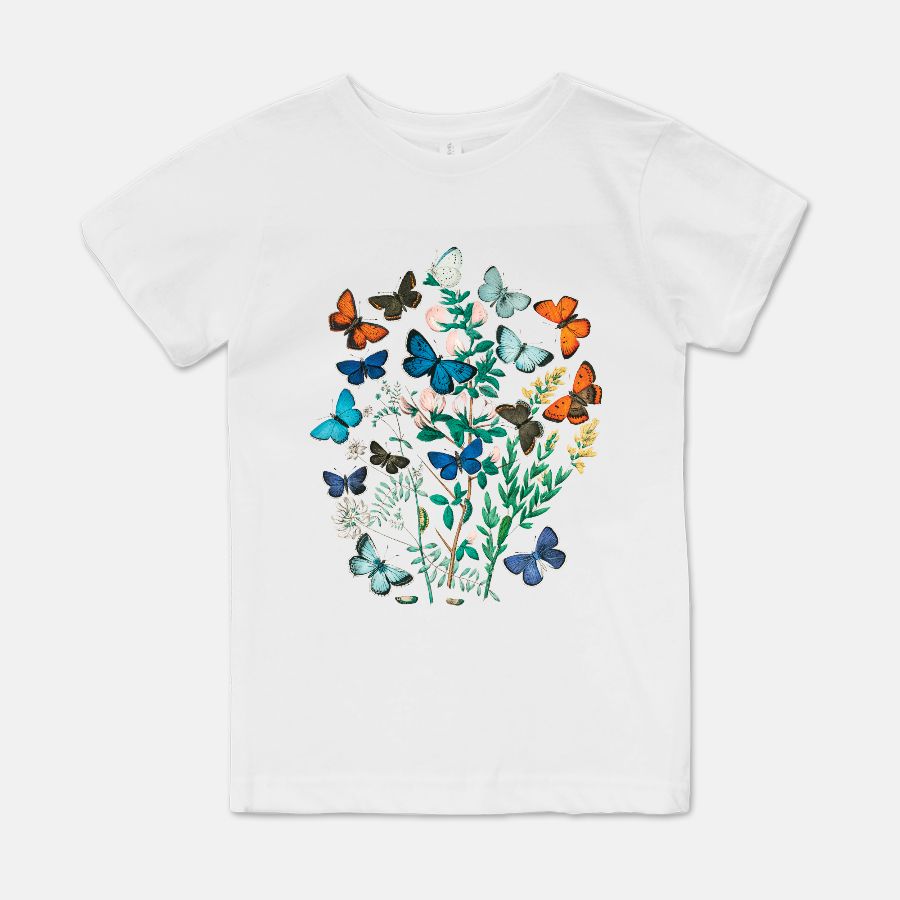 Butterflies Bella Canvas Youth Unisex Jersey Short Sleeve Tee