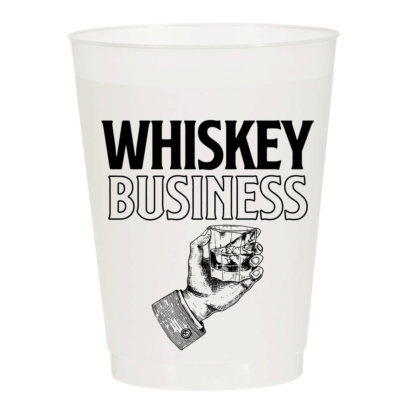 Whiskey Business Frosted Cups - Father