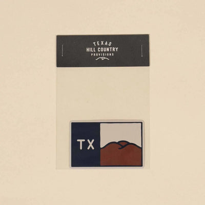 Texas Hill Country Flag Sticker