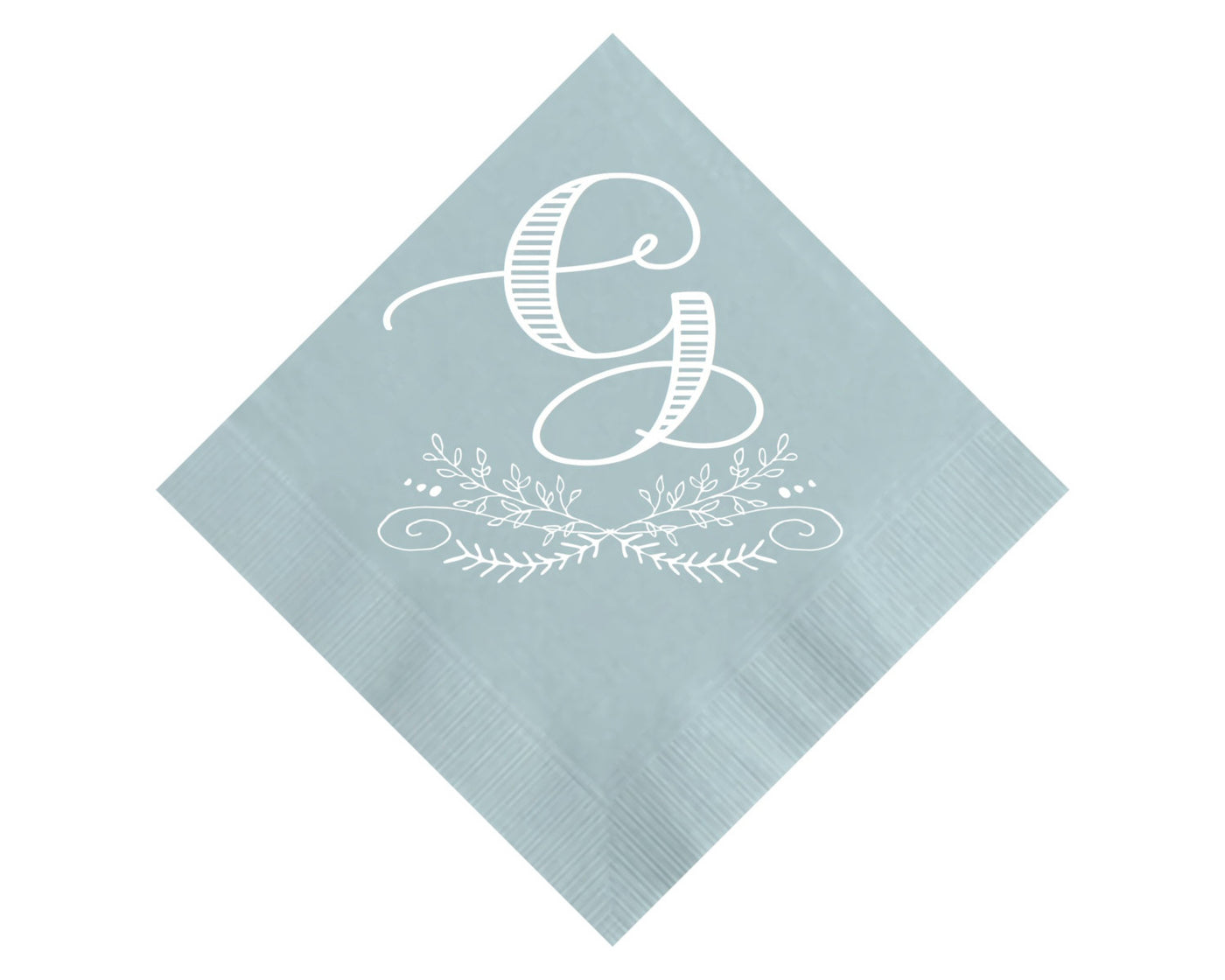 Custom Monogram Event Beverage Napkins #1422