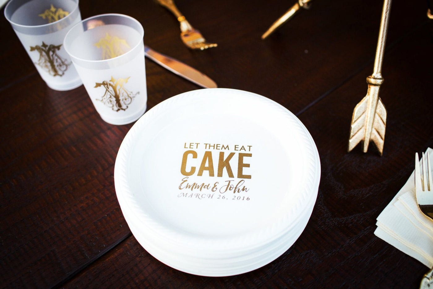 4th of July Cake Plates #2130