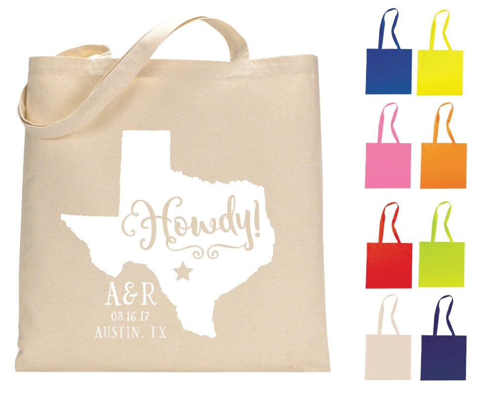 Howdy Texas Event Tote Bags #1426