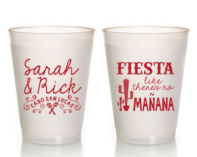 Fiesta Like There's No Manana | Fiesta-Themed Frosted Cup #1433