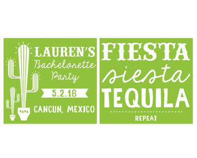 Cancun Bachelorette Party Foam Can Coolers Fiesta Siesta Tequila Repeat Girls Trip Bachelorette Weekend Favors 1438