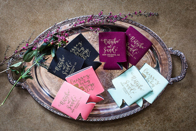 Louisiana Wedding Favors Can Coolers #1448