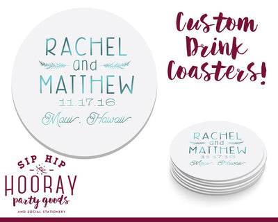 Custom Event Drink Coasters #1450
