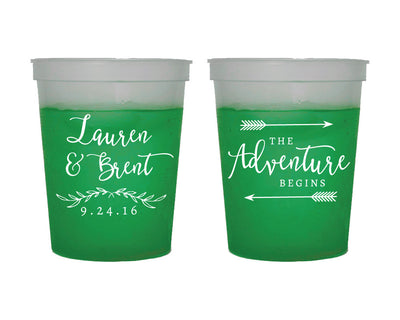 Adventure Begins Color Changing Cups #1531
