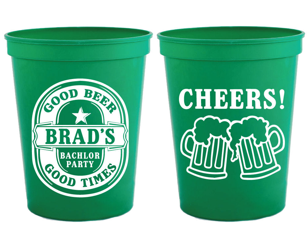 Bachelor Party Stadium Cups #1532
