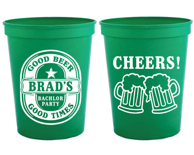 Bachelor Party Stadium Cups #1532