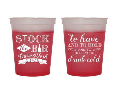 Stock the Bar Color Changing Cups #1455