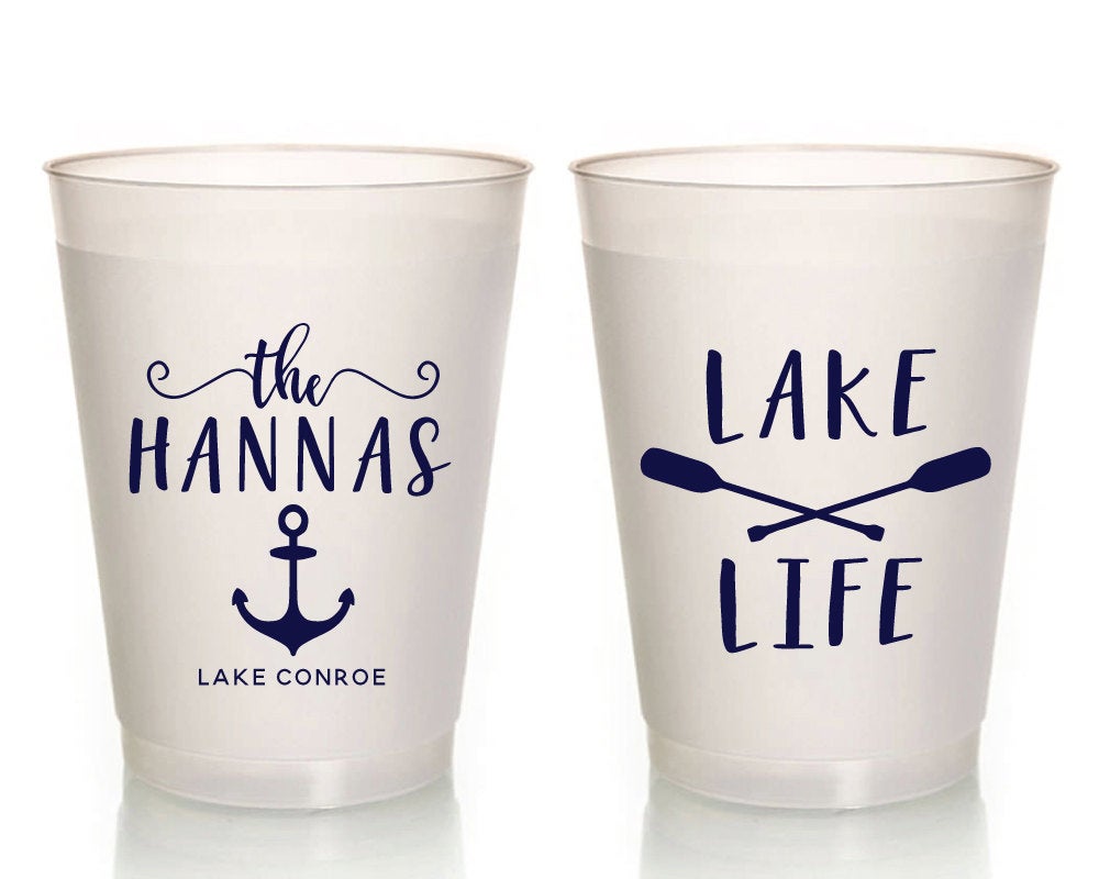 Lake Life Party Frosted Cups #1537