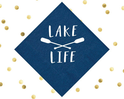 Lake Life Beverage Napkins #1537