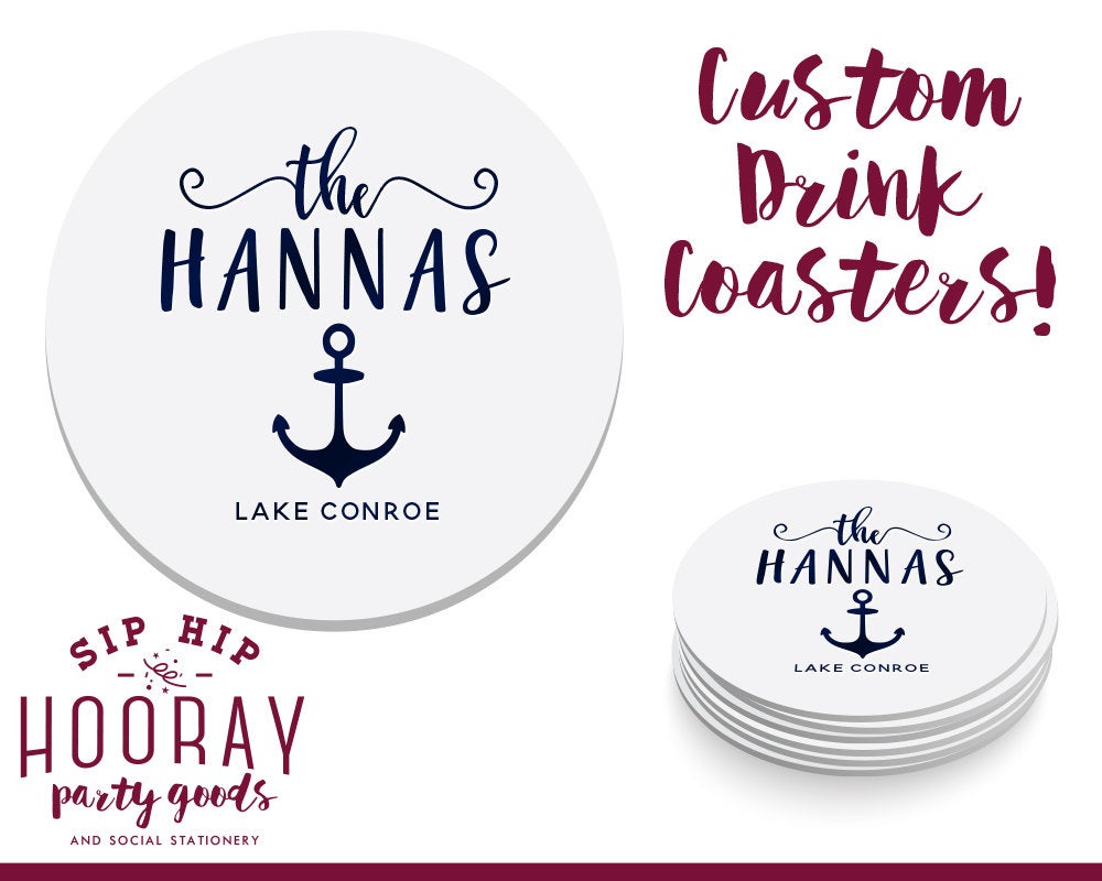 Lake Life Nautical Coasters #1537