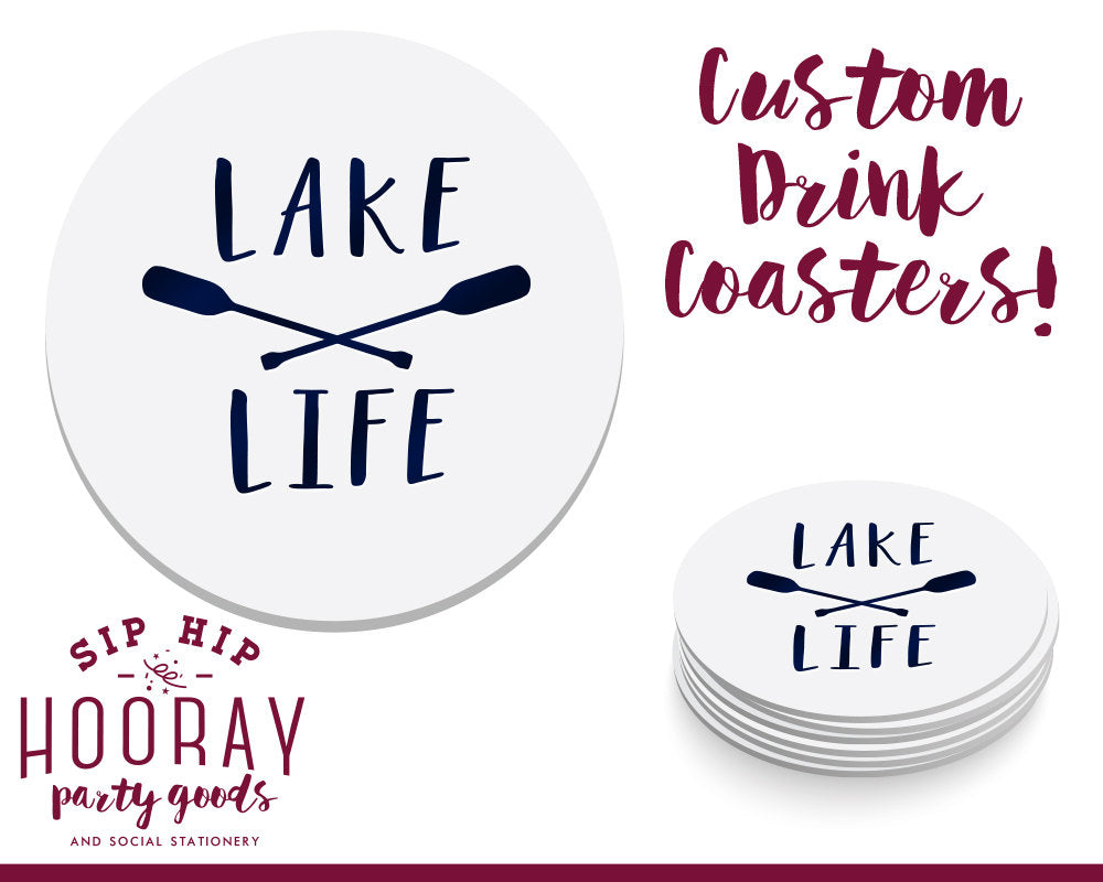 Lake Life Nautical Coasters #1537