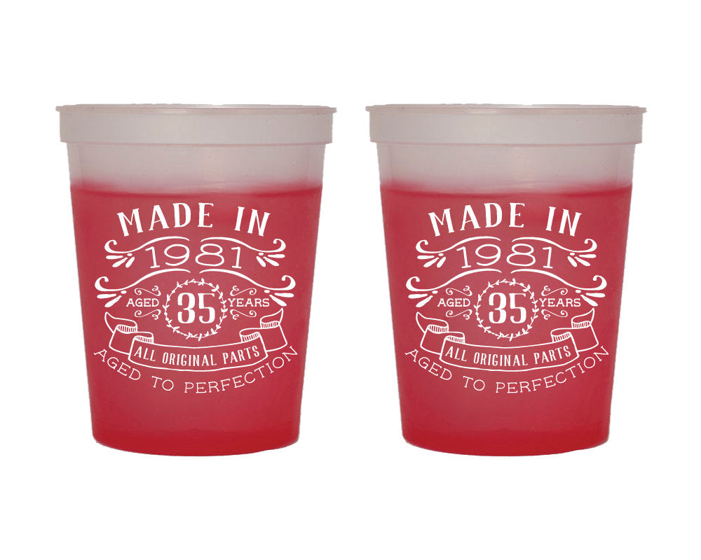 Aged to Perfection Color Changing Cups #1460