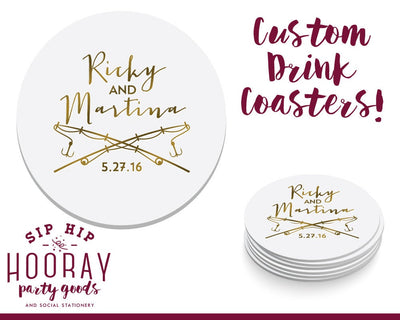 Fisherman Wedding Coaster Design #1510