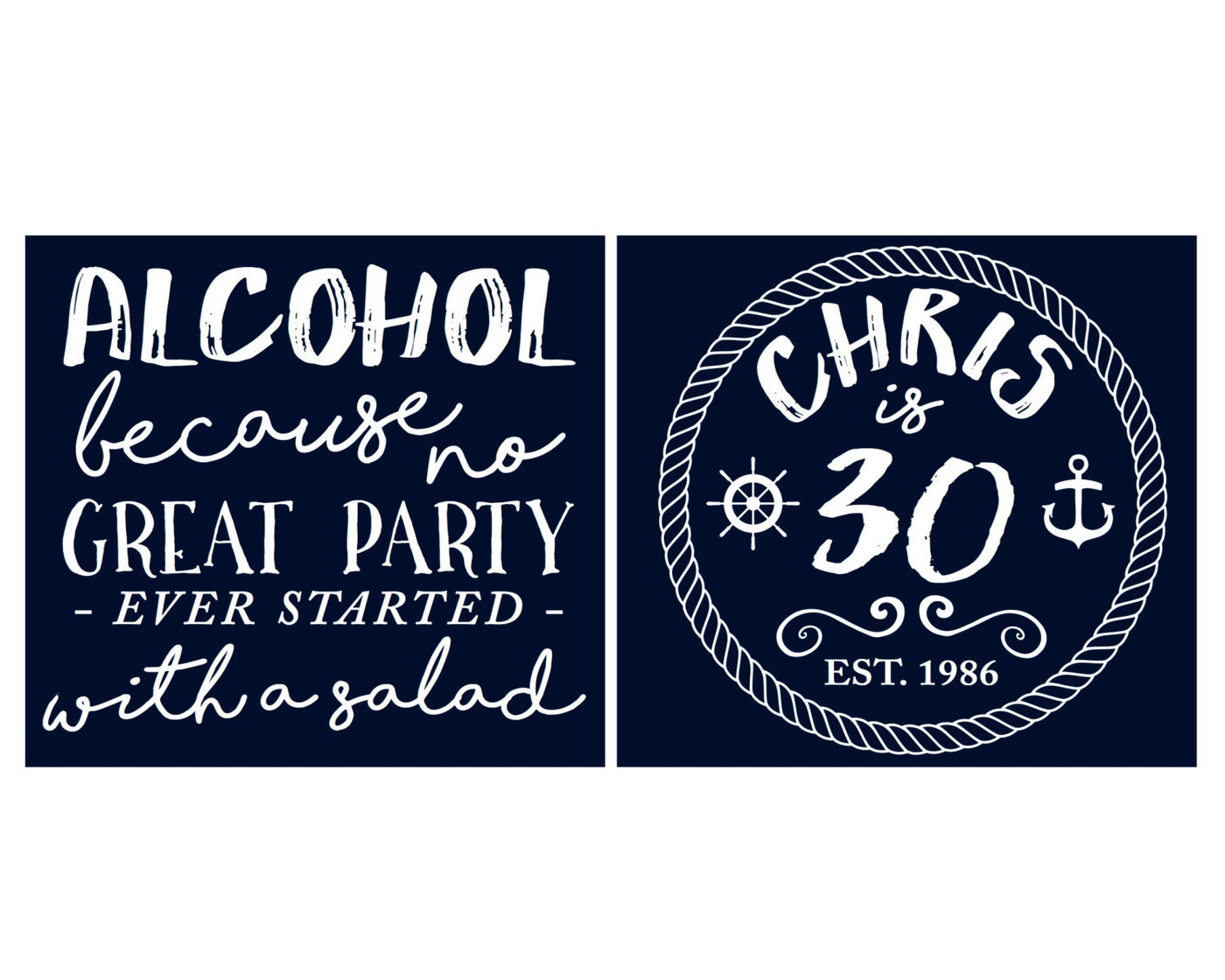Because No Great Party Started with a Salad Nautical Stadium Cup Design #1457