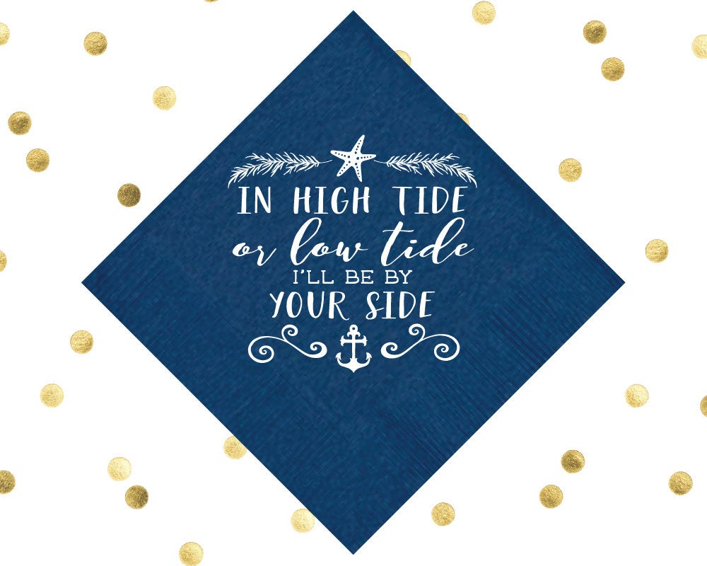 Custom Party Event Beverage Napkins  #1601