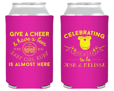Custom Baby Shower Can Coolers #1467