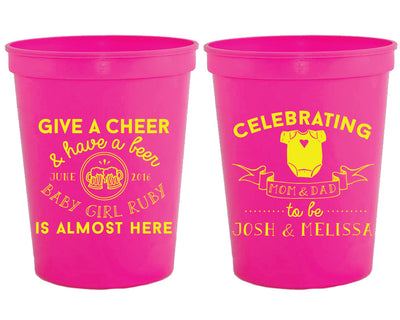 Baby Shower Stadium Cups #1467