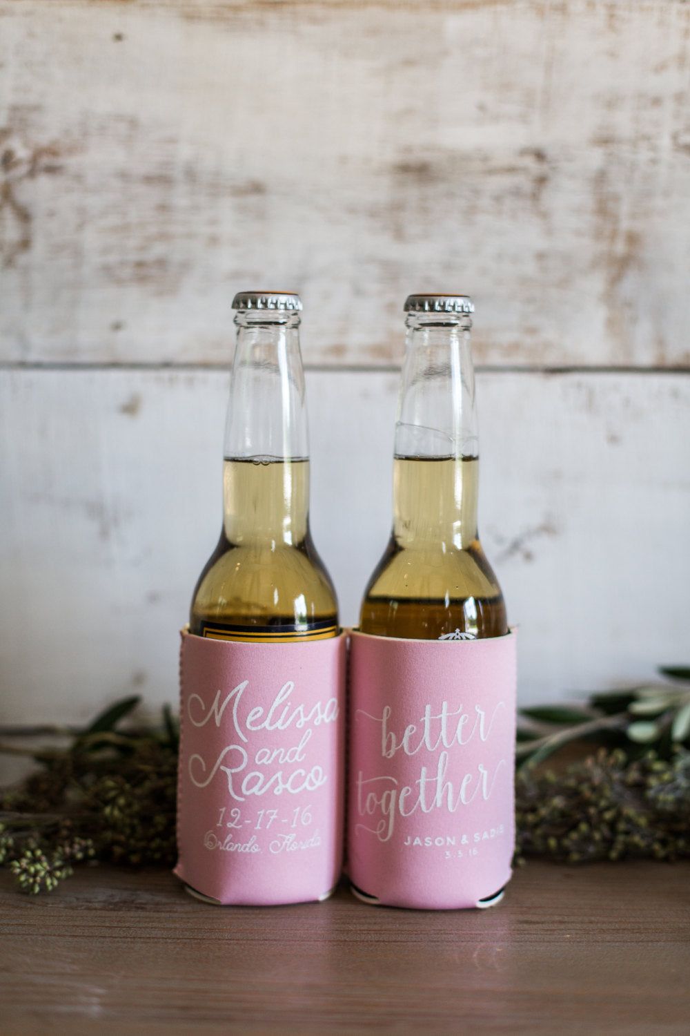 Better Together Wedding Can Coolers #1468