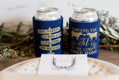 Loving You Till The Cows Come Home Can Coolers #1172