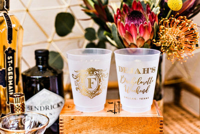 Bachelorette Party Frosted Cups #1497