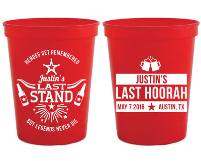 Bachelor Party Stadium Cups #1498