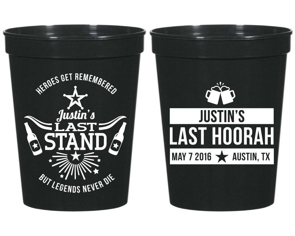 Bachelor Party Stadium Cups #1498