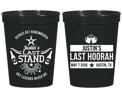 Bachelor Party Stadium Cups #1498