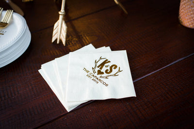 Rustic Wedding Napkins #1041, #1043, #1303, #1090