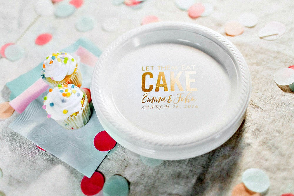 Custom Dessert Cake Plates