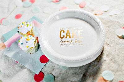 Let Them eat Cake Personalized Cake Plates