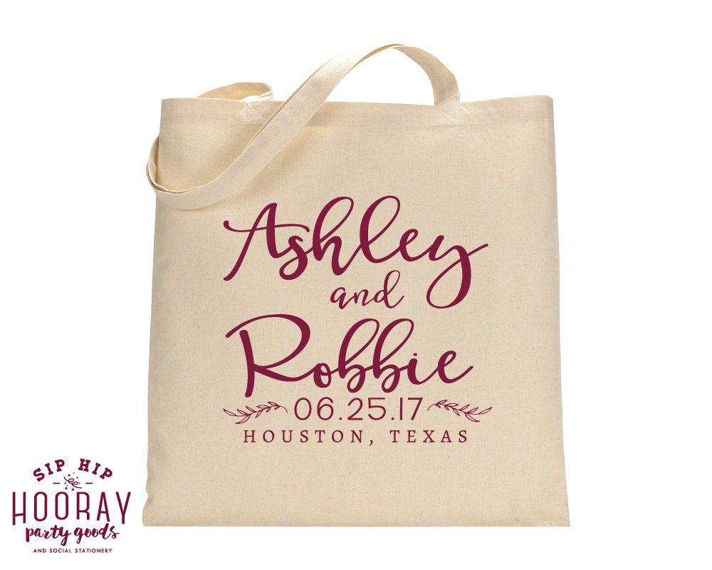 Custom Event Party Favor Tote Bags #1506