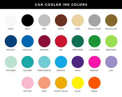 Any Design Double Sided Foam Slim Can Coolers