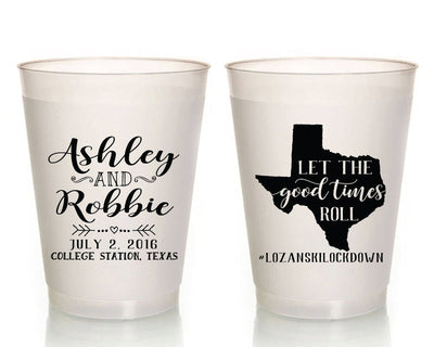 Let the Good Times Roll Frosted Cups #1508