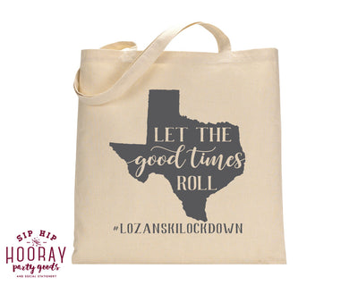 Let the Good Times Roll Party Tote Bags #1508