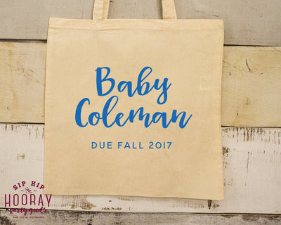 Baby Shower Welcome Tote Bags #1606