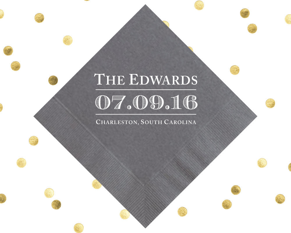 Custom Elegant Napkins #1613
