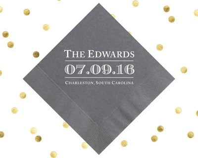 Custom Elegant Napkins #1613